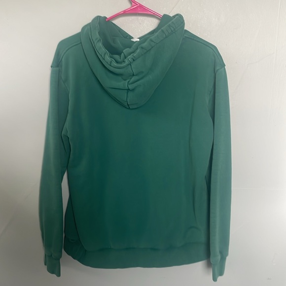 Adidas Men’s Small Forrest Green Logo trefoil Hoodie Sweatshirt street sporty - Picture 6 of 10